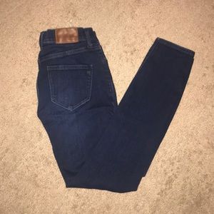 Madewell Darkwash Skinny Jeans
